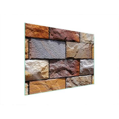 GLASSCHUTZPLATTE FÜR HERD 70x52 ZIEGEL