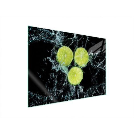 GLASSCHUTZPLATTE FÜR HERD 70x52 ZITRONE