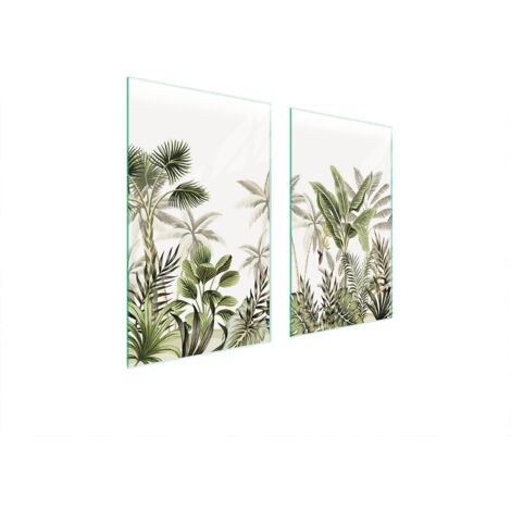 GLASSCHUTZPLATTE FÜR HERD 75x52 BLÄTTER