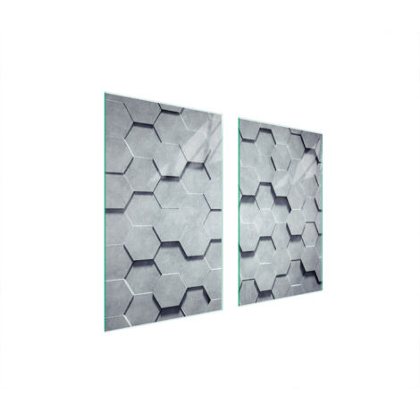 GLASSCHUTZPLATTE FÜR HERD 75x52 MUSTER