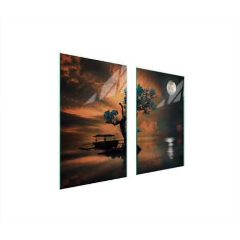 GLASSCHUTZPLATTE FÜR HERD 75x52 TREE