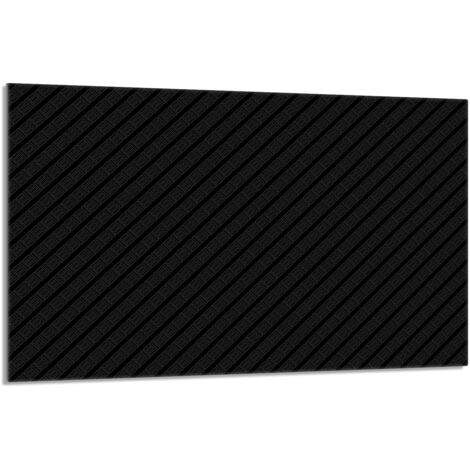 Glasschutzplatte für Herd 80x52 Schwarz