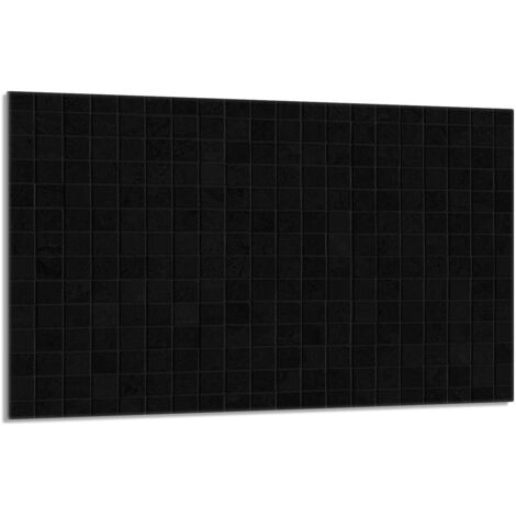 Glasschutzplatte für Herd 80x52 Schwarz