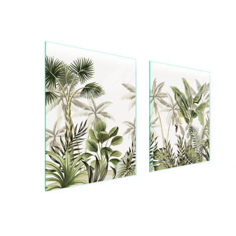 GLASSCHUTZPLATTE FÜR HERD 85x52 BLÄTTER