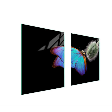 GLASSCHUTZPLATTE FÜR HERD 85x52 BUTTERFLY