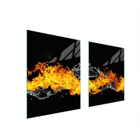 GLASSCHUTZPLATTE FÜR HERD 85x52 FIRE
