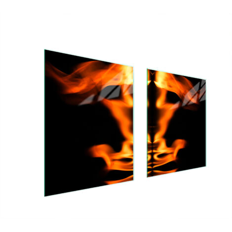 GLASSCHUTZPLATTE FÜR HERD 85x52 FIRE