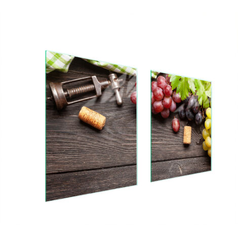 GLASSCHUTZPLATTE FÜR HERD 85x52 FRUIT