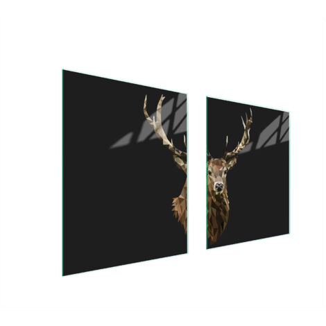 GLASSCHUTZPLATTE FÜR HERD 85x52 HIRSCH