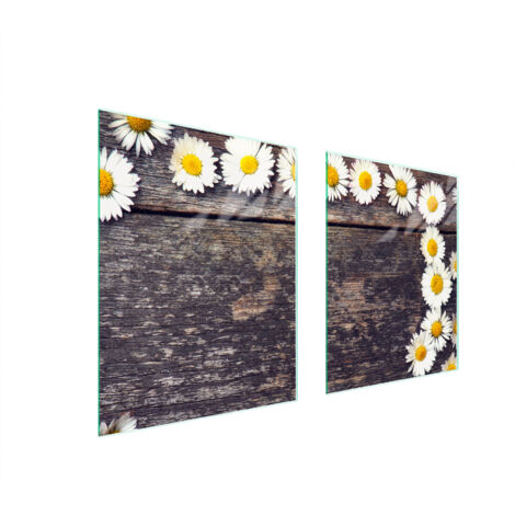 GLASSCHUTZPLATTE FÜR HERD 85x52 HOLZ
