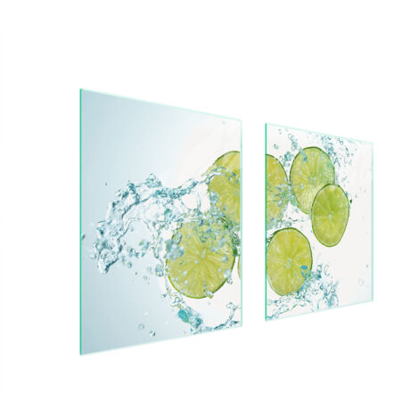 GLASSCHUTZPLATTE FÜR HERD 85x52 KALK