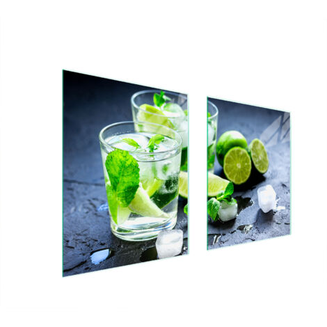 GLASSCHUTZPLATTE FÜR HERD 85x52 KALK