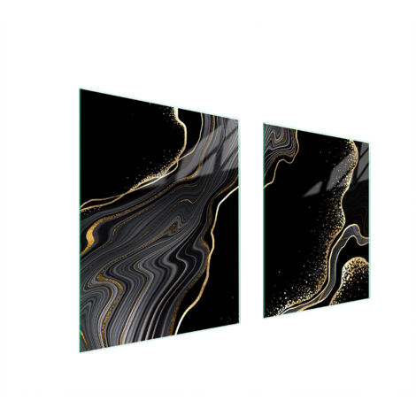 GLASSCHUTZPLATTE FÜR HERD 85x52 MARMOR
