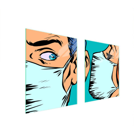GLASSCHUTZPLATTE FÜR HERD 85x52 MASKE