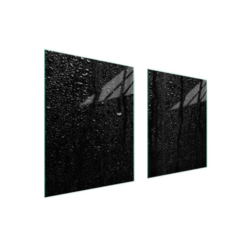 GLASSCHUTZPLATTE FÜR HERD 85x52 SCHWARZ