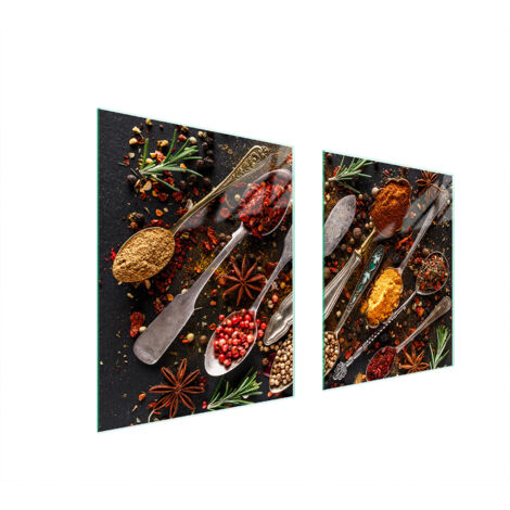 GLASSCHUTZPLATTE FÜR HERD 85x52 SPICES