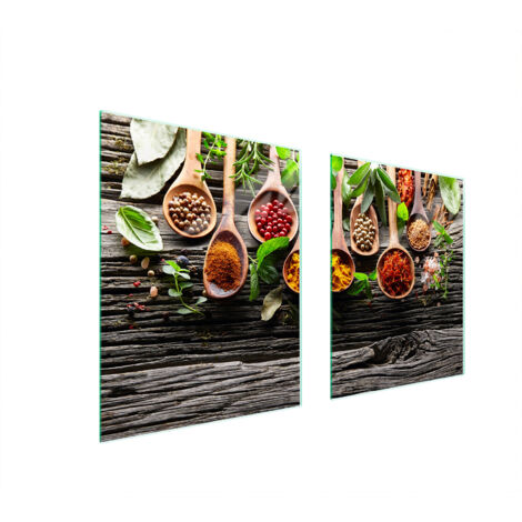 GLASSCHUTZPLATTE FÜR HERD 85x52 SPICES
