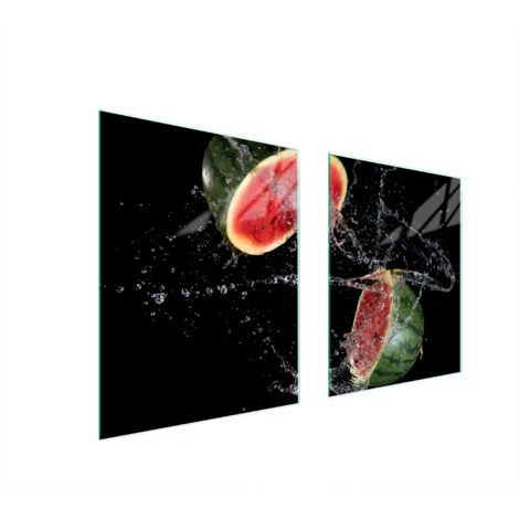 GLASSCHUTZPLATTE FÜR HERD 85x52 WASSERMELONE