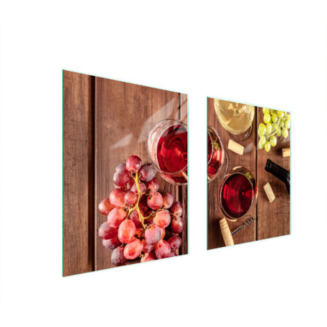GLASSCHUTZPLATTE FÜR HERD 85x52 WEIN