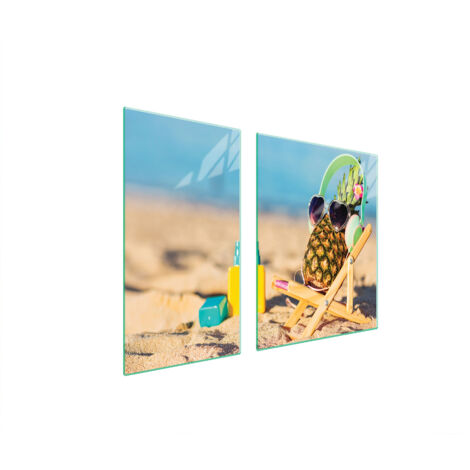 GLASSCHUTZPLATTE FÜR HERD 90x52 ANANAS