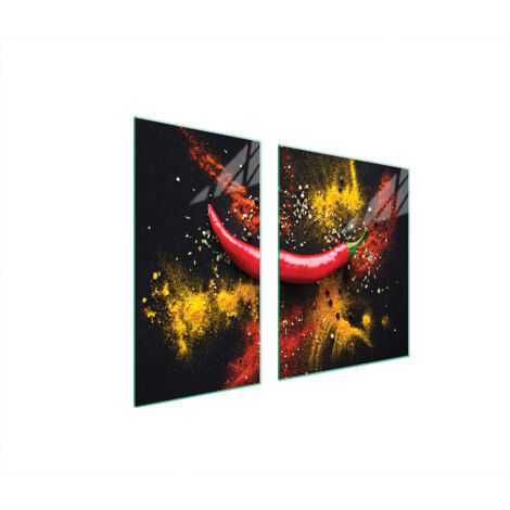 GLASSCHUTZPLATTE FÜR HERD 90x52 CHILLI