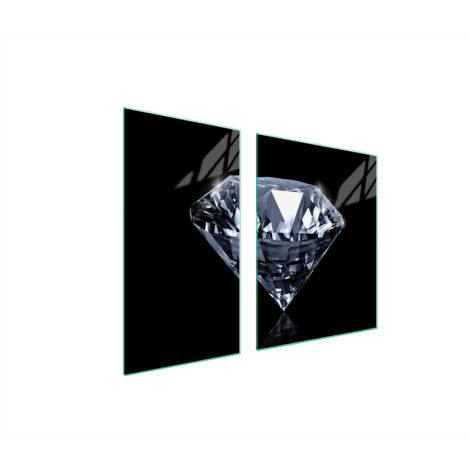 GLASSCHUTZPLATTE FÜR HERD 90x52 DIAMANT