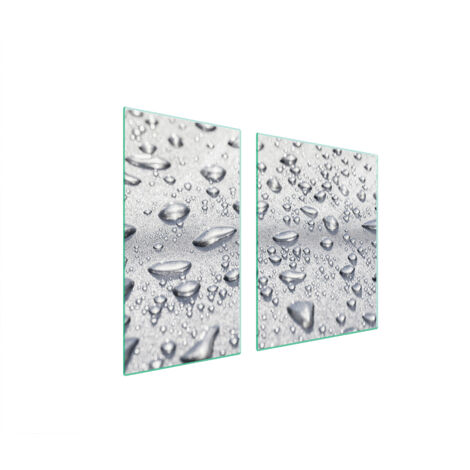 GLASSCHUTZPLATTE FÜR HERD 90x52 DROPS