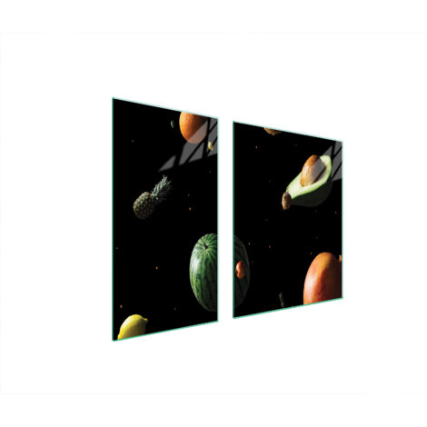 GLASSCHUTZPLATTE FÜR HERD 90x52 FRUIT