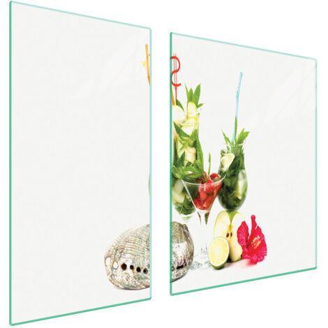 GLASSCHUTZPLATTE FÜR HERD 90x52 FRUIT