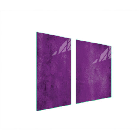 GLASSCHUTZPLATTE FÜR HERD 90x52 LILA