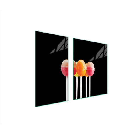 GLASSCHUTZPLATTE FÜR HERD 90x52 LOLLIPOPS
