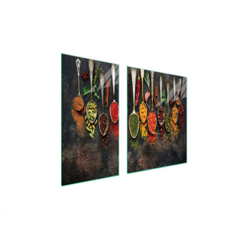 GLASSCHUTZPLATTE FÜR HERD 90x52 SPICES