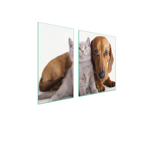 GLASSCHUTZPLATTE FÜR HERD 90x52 TIERE