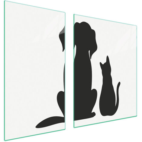 GLASSCHUTZPLATTE FÜR HERD 90x52 TIERE
