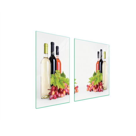 GLASSCHUTZPLATTE FÜR HERD 90x52 WEIN