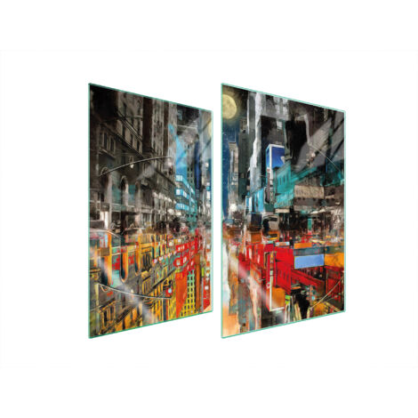 GLASSCHUTZPLATTE FÜR KÜCHE 2x35x52 CITY