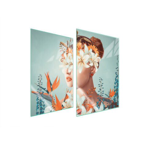 GLASSCHUTZPLATTE FÜR KÜCHE 2x35x52 FRAUEN