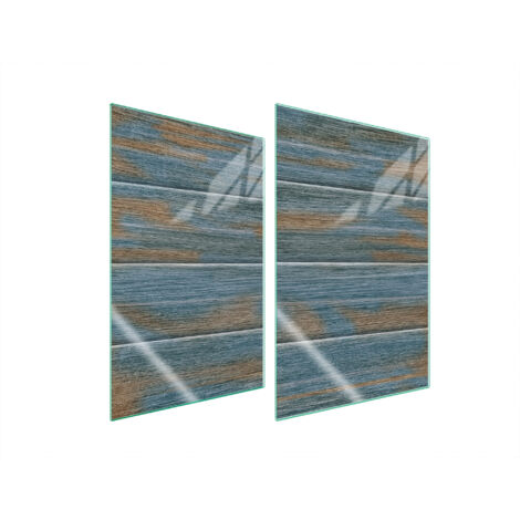 GLASSCHUTZPLATTE FÜR KÜCHE 2x35x52 HOLZ