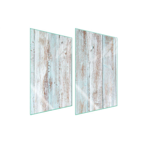 GLASSCHUTZPLATTE FÜR KÜCHE 2x35x52 HOLZ