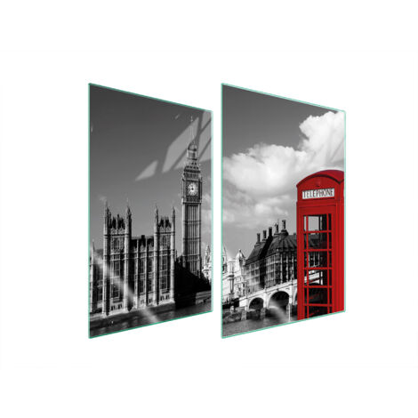 GLASSCHUTZPLATTE FÜR KÜCHE 2x35x52 LONDON