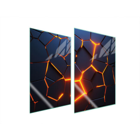 GLASSCHUTZPLATTE FÜR KÜCHE 2x35x52 MAGMA