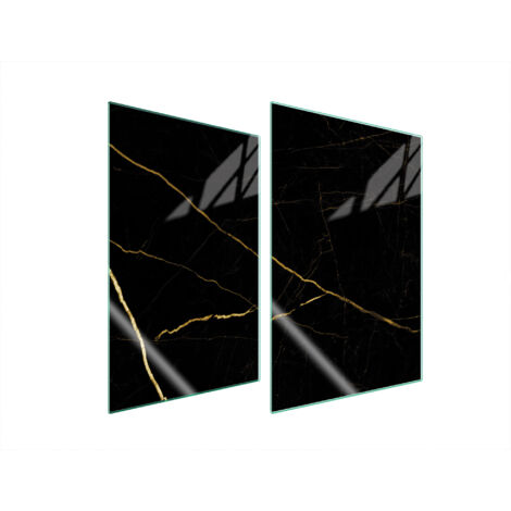 GLASSCHUTZPLATTE FÜR KÜCHE 2x35x52 MARMOR