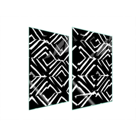 GLASSCHUTZPLATTE FÜR KÜCHE 2x35x52 MUSTER