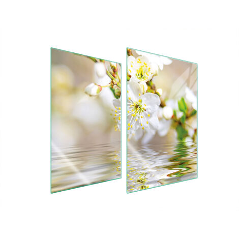 GLASSCHUTZPLATTE FÜR KÜCHE 2x35x52 PFLAUME