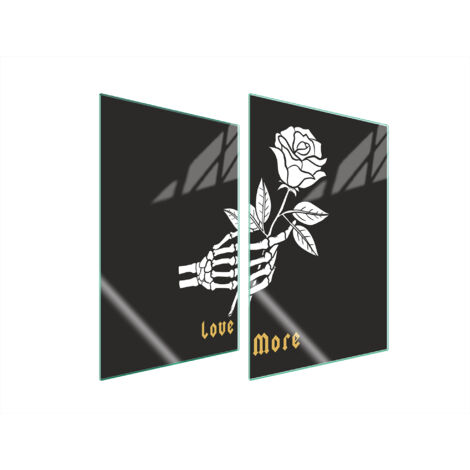 GLASSCHUTZPLATTE FÜR KÜCHE 2x35x52 ROSE