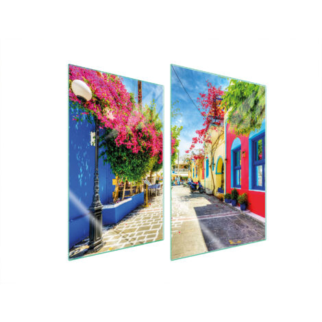 GLASSCHUTZPLATTE FÜR KÜCHE 2x35x52 STREET