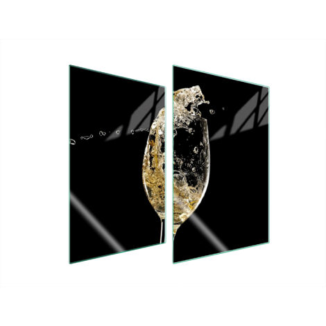 GLASSCHUTZPLATTE FÜR KÜCHE 2x35x52 WEIN