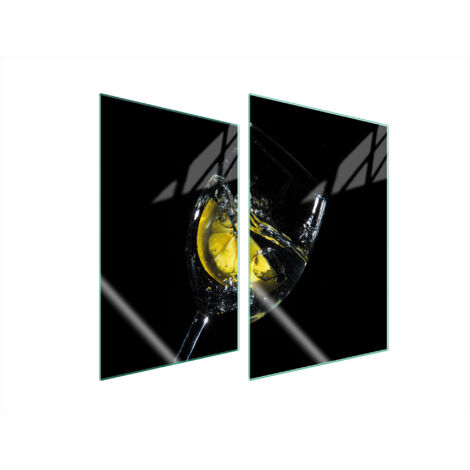 GLASSCHUTZPLATTE FÜR KÜCHE 2x35x52 WEIN