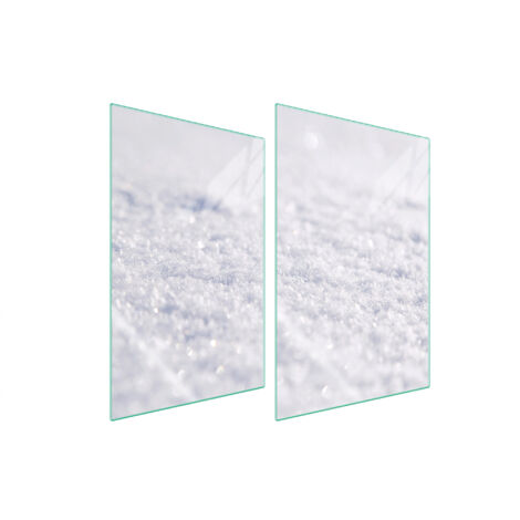 GLASSCHUTZPLATTE FÜR KÜCHE 2x35x52 WEISS