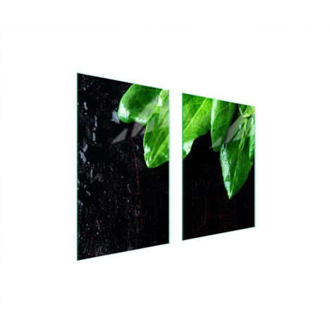 GLASSCHUTZPLATTE FÜR KÜCHE 65x52 BASIL